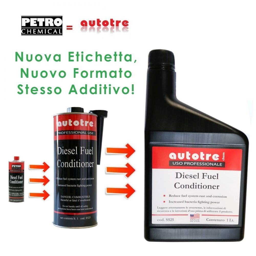 ADDITIVO INIETTORI DIESEL FUEL CONDITIONER 1LITRO AUTOTRE (ex Petro  Chemical)