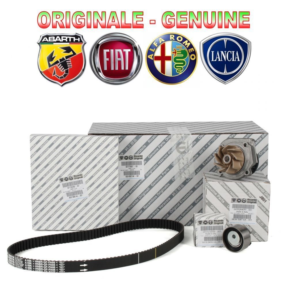 Kit Cinghia Distribuzione Originale FIAT per Alfa Fiat Lancia 1.2 1.4 Benzina
